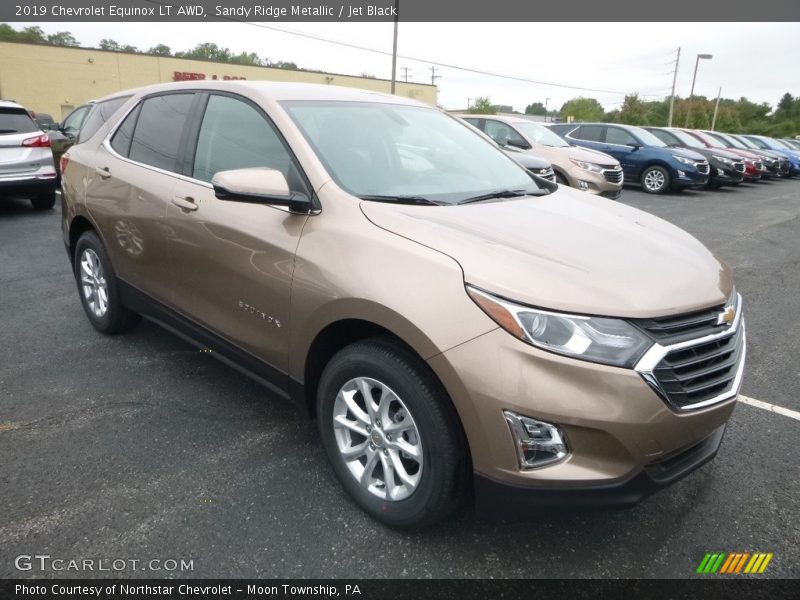 Sandy Ridge Metallic / Jet Black 2019 Chevrolet Equinox LT AWD