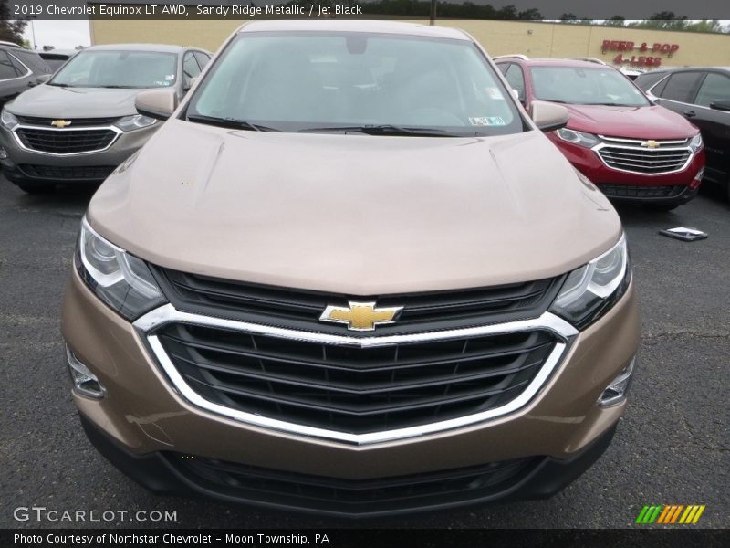 Sandy Ridge Metallic / Jet Black 2019 Chevrolet Equinox LT AWD