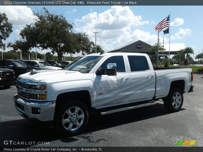 Iridescent Pearl Tricoat / Jet Black 2019 Chevrolet Silverado 2500HD LTZ Crew Cab 4WD