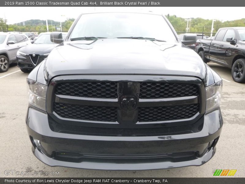 Brilliant Black Crystal Pearl / Black 2019 Ram 1500 Classic Tradesman Quad Cab 4x4