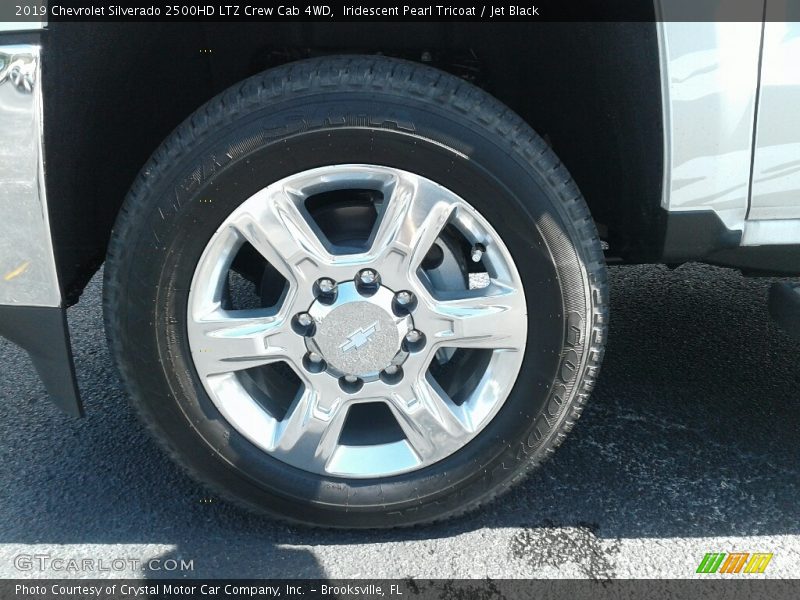 Iridescent Pearl Tricoat / Jet Black 2019 Chevrolet Silverado 2500HD LTZ Crew Cab 4WD