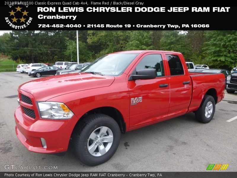 Flame Red / Black/Diesel Gray 2019 Ram 1500 Classic Express Quad Cab 4x4
