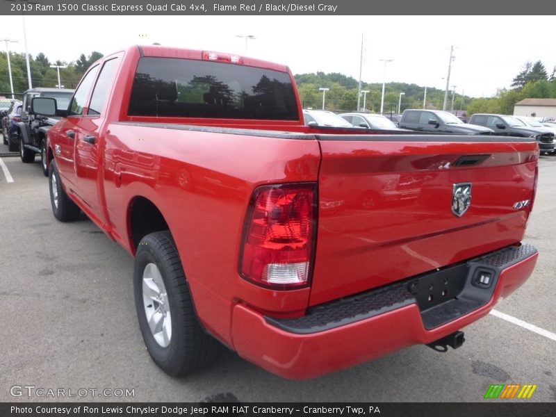 Flame Red / Black/Diesel Gray 2019 Ram 1500 Classic Express Quad Cab 4x4