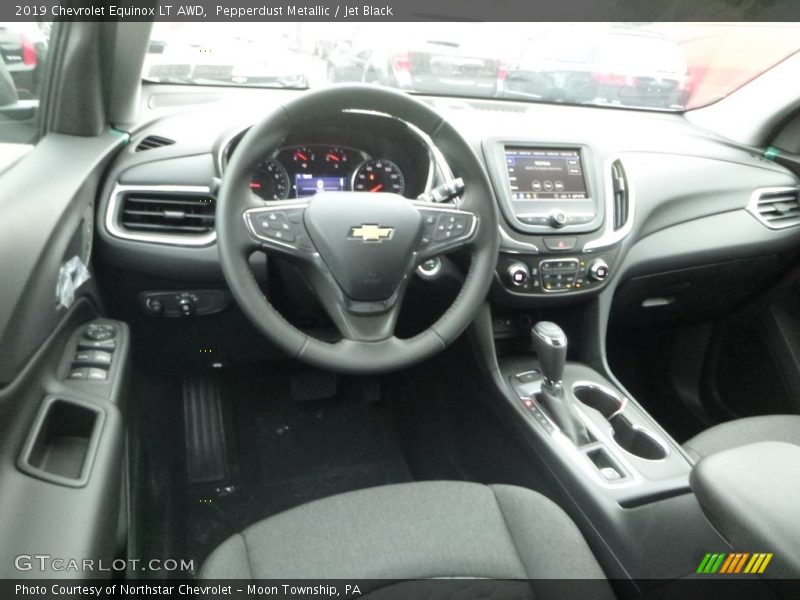 Pepperdust Metallic / Jet Black 2019 Chevrolet Equinox LT AWD