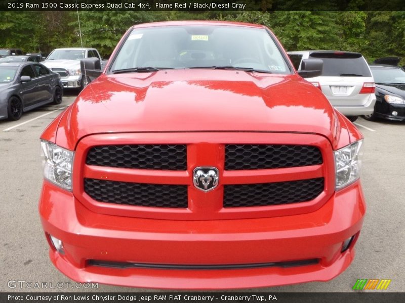 Flame Red / Black/Diesel Gray 2019 Ram 1500 Classic Express Quad Cab 4x4