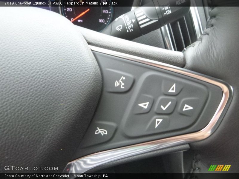 Pepperdust Metallic / Jet Black 2019 Chevrolet Equinox LT AWD