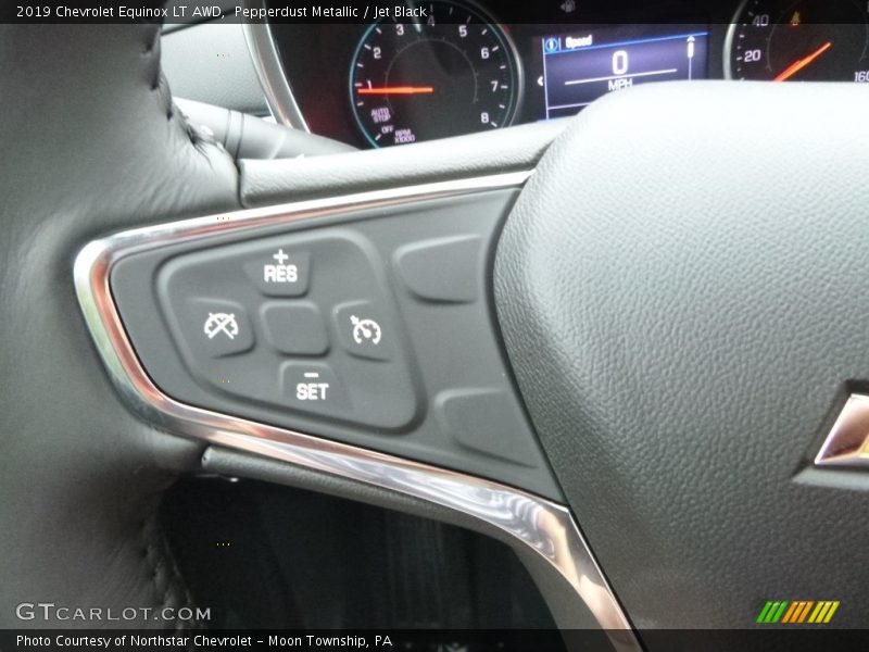 Pepperdust Metallic / Jet Black 2019 Chevrolet Equinox LT AWD