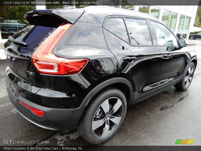 Black Stone / Oxide Red 2019 Volvo XC40 T5 Momentum AWD