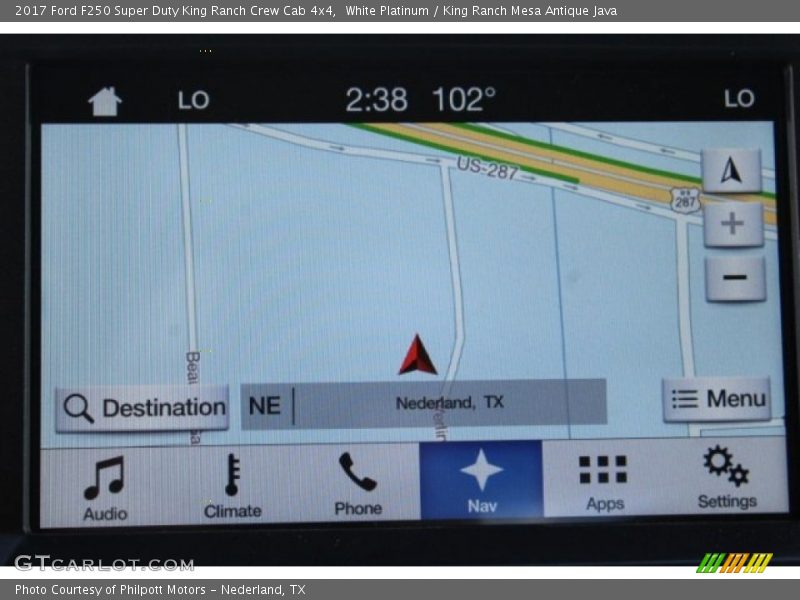White Platinum / King Ranch Mesa Antique Java 2017 Ford F250 Super Duty King Ranch Crew Cab 4x4