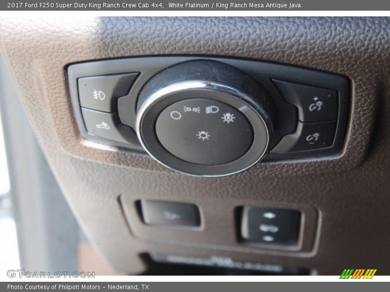 White Platinum / King Ranch Mesa Antique Java 2017 Ford F250 Super Duty King Ranch Crew Cab 4x4