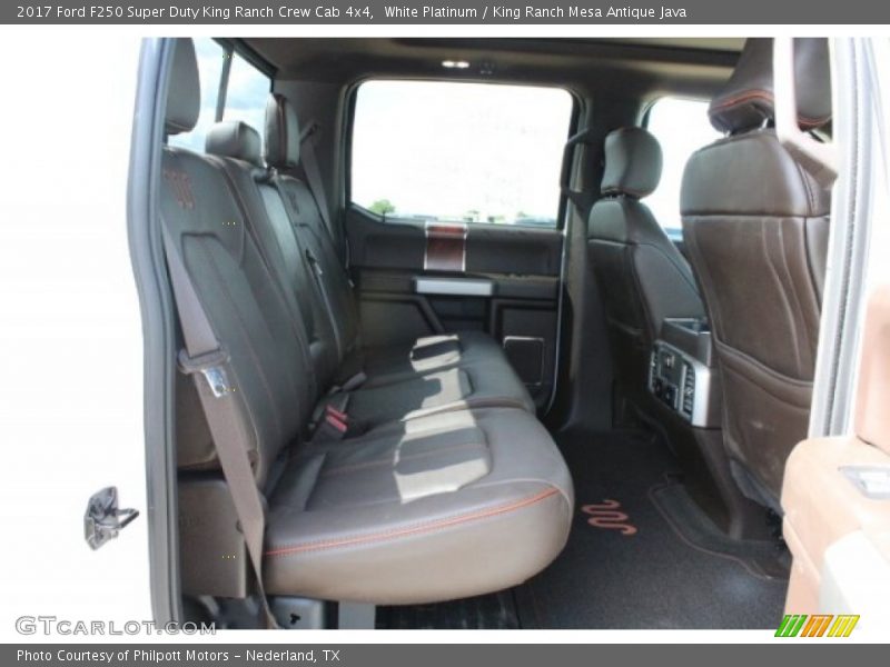 White Platinum / King Ranch Mesa Antique Java 2017 Ford F250 Super Duty King Ranch Crew Cab 4x4