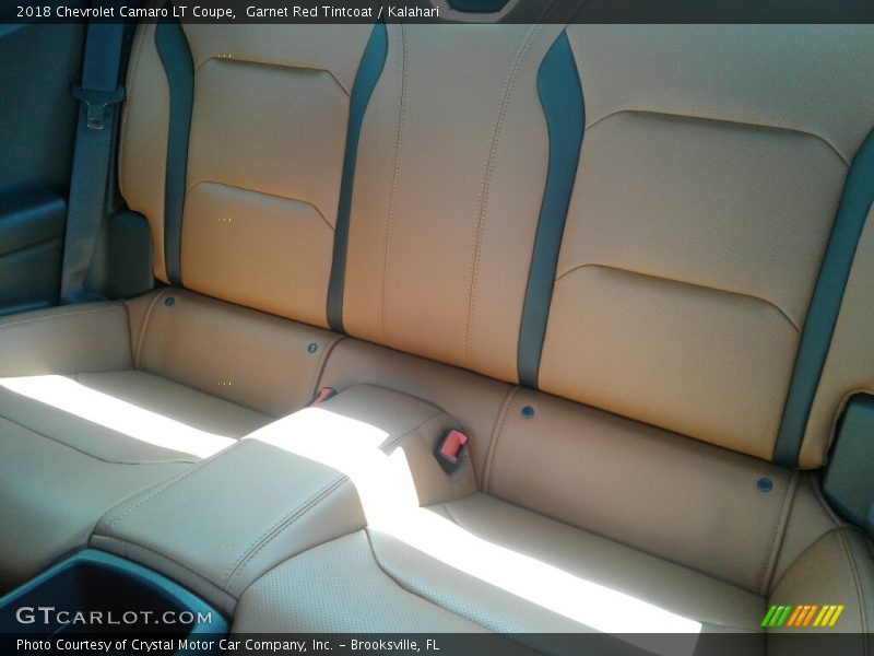 Rear Seat of 2018 Camaro LT Coupe