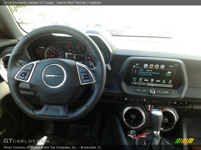Garnet Red Tintcoat / Kalahari 2018 Chevrolet Camaro LT Coupe