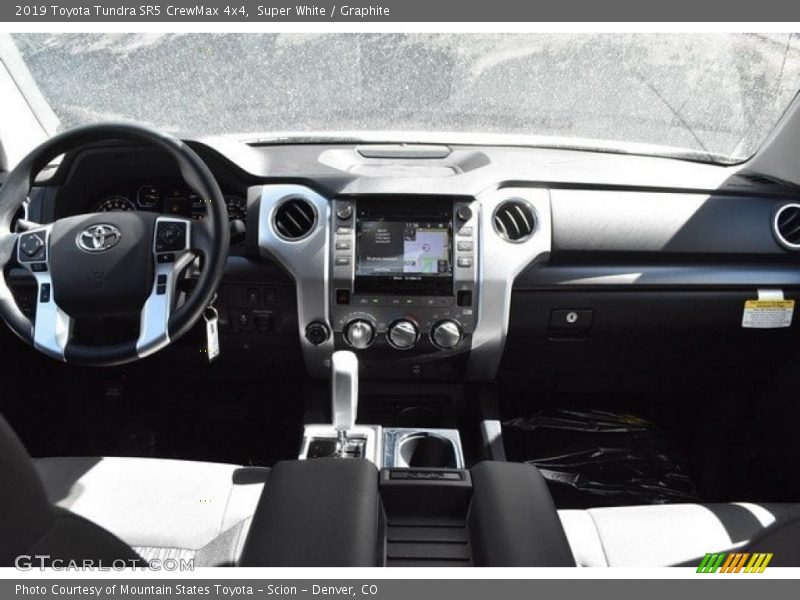 Super White / Graphite 2019 Toyota Tundra SR5 CrewMax 4x4