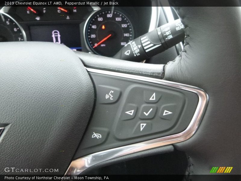 Pepperdust Metallic / Jet Black 2019 Chevrolet Equinox LT AWD