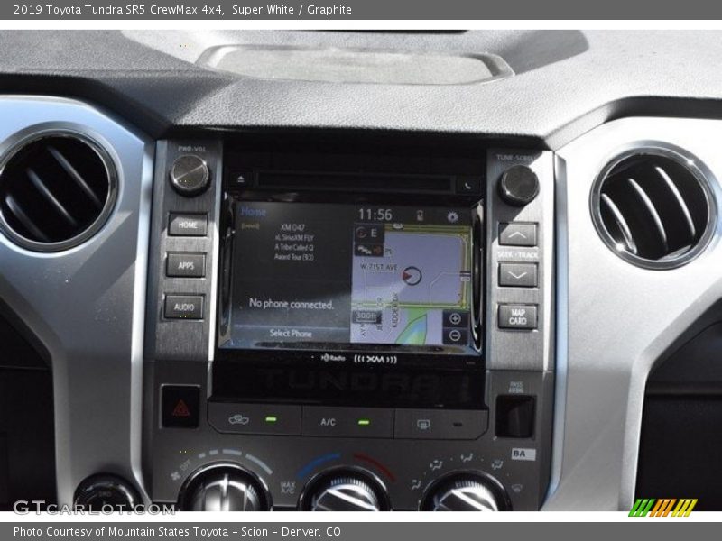 Super White / Graphite 2019 Toyota Tundra SR5 CrewMax 4x4