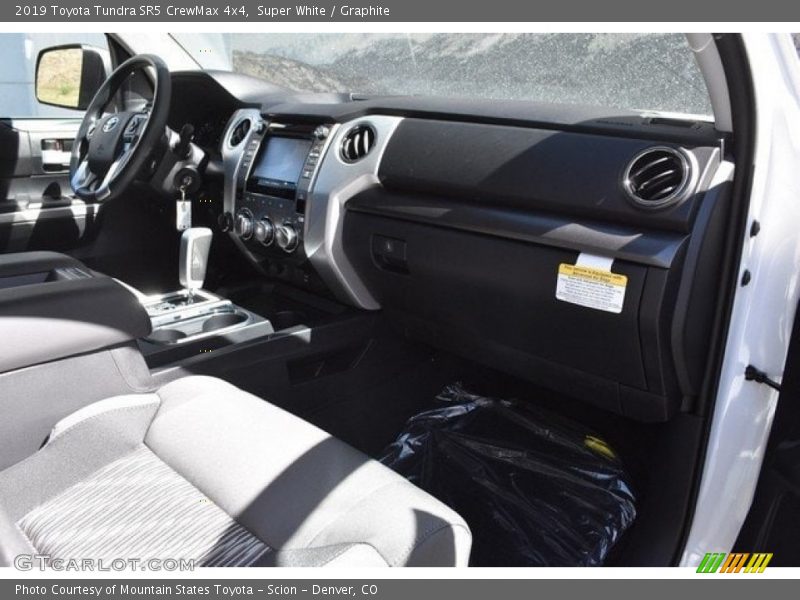 Super White / Graphite 2019 Toyota Tundra SR5 CrewMax 4x4
