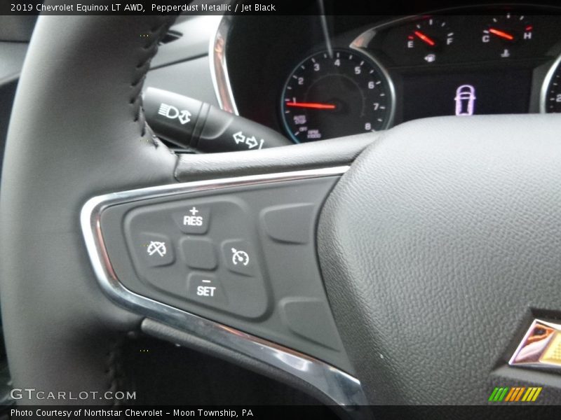 Pepperdust Metallic / Jet Black 2019 Chevrolet Equinox LT AWD