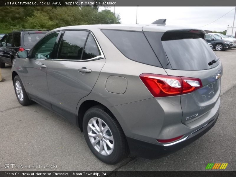 Pepperdust Metallic / Jet Black 2019 Chevrolet Equinox LT AWD