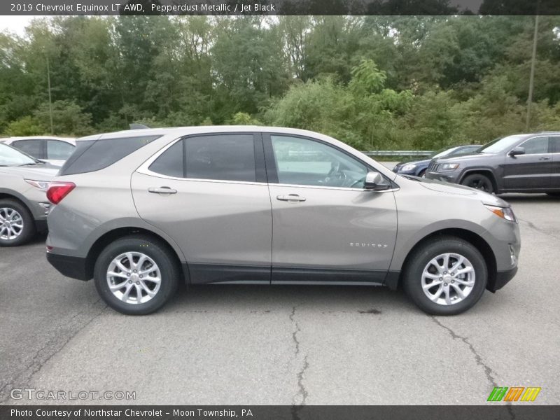 Pepperdust Metallic / Jet Black 2019 Chevrolet Equinox LT AWD