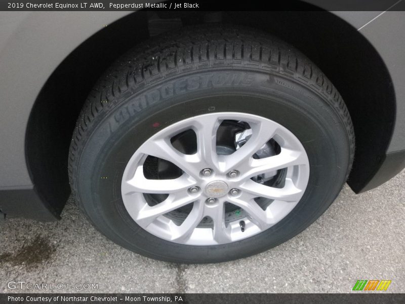 Pepperdust Metallic / Jet Black 2019 Chevrolet Equinox LT AWD