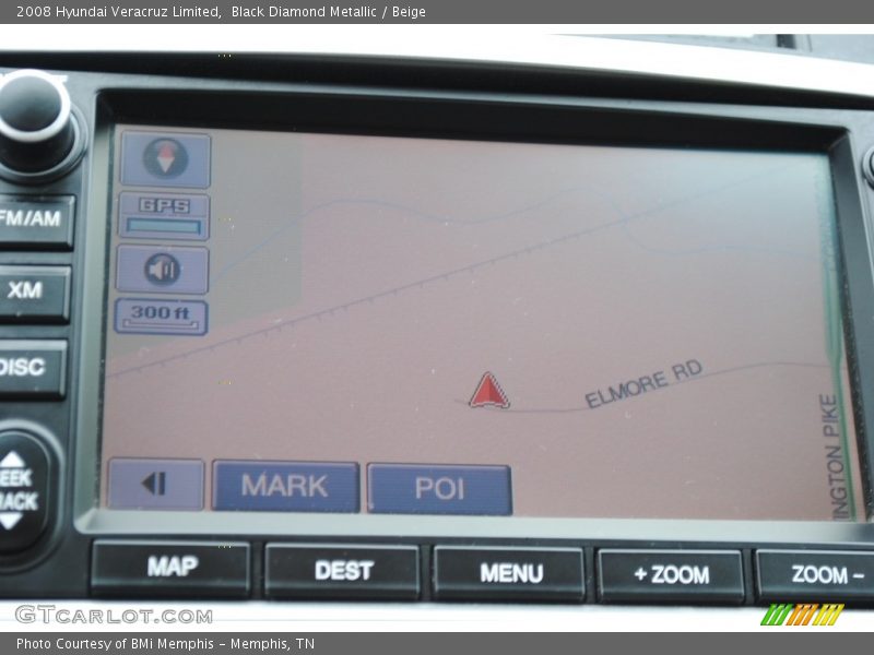 Black Diamond Metallic / Beige 2008 Hyundai Veracruz Limited