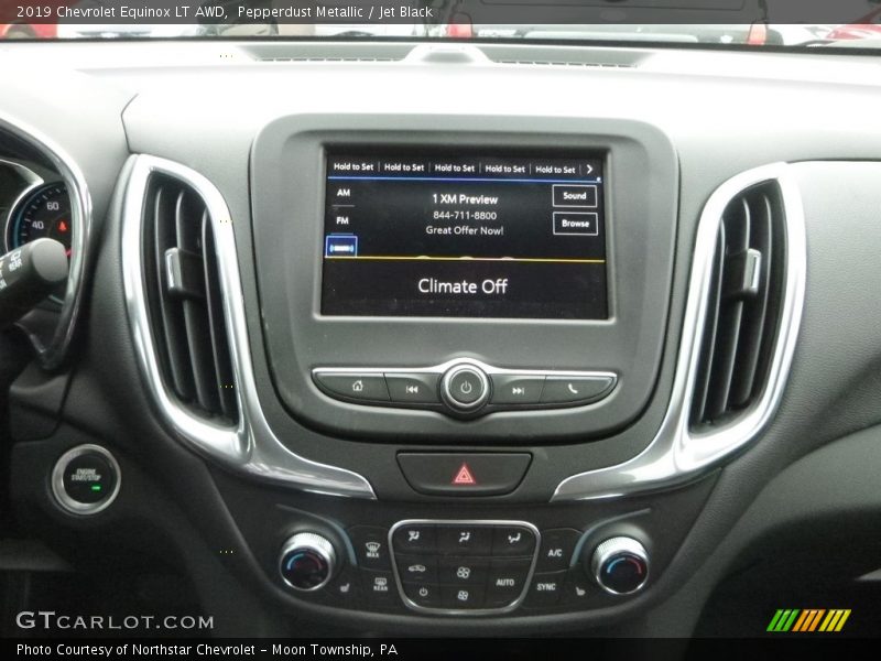 Pepperdust Metallic / Jet Black 2019 Chevrolet Equinox LT AWD