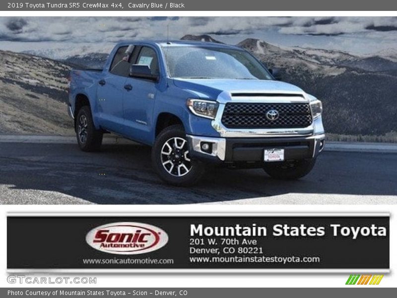 Cavalry Blue / Black 2019 Toyota Tundra SR5 CrewMax 4x4