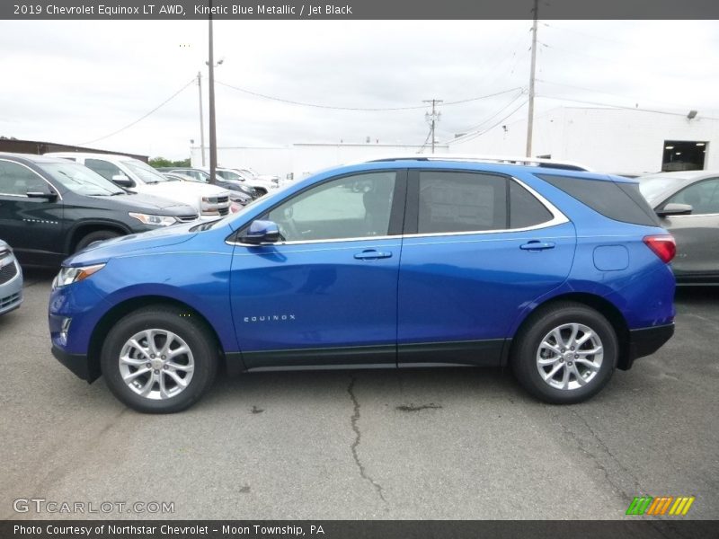 Kinetic Blue Metallic / Jet Black 2019 Chevrolet Equinox LT AWD