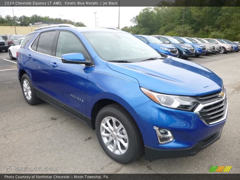 Kinetic Blue Metallic / Jet Black 2019 Chevrolet Equinox LT AWD