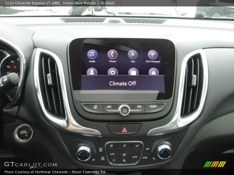 Kinetic Blue Metallic / Jet Black 2019 Chevrolet Equinox LT AWD
