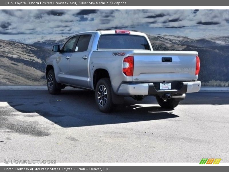 Silver Sky Metallic / Graphite 2019 Toyota Tundra Limited CrewMax 4x4