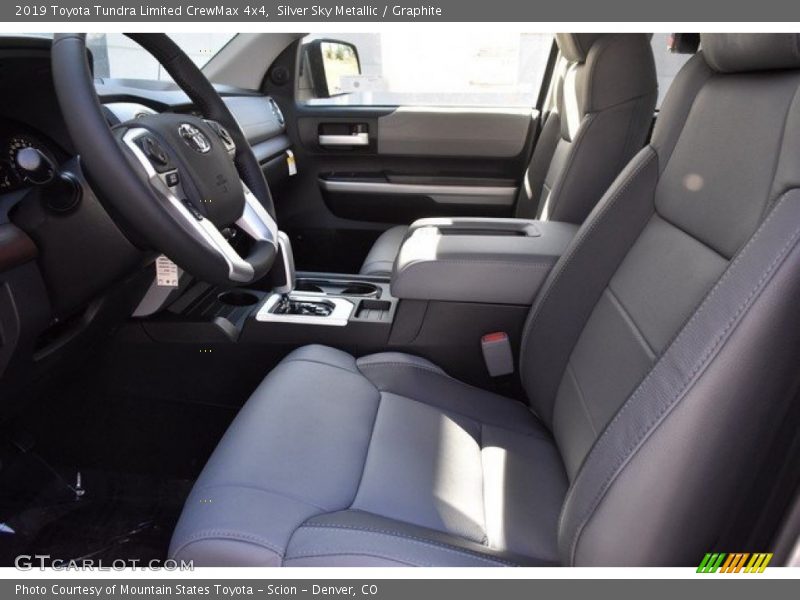 Front Seat of 2019 Tundra Limited CrewMax 4x4