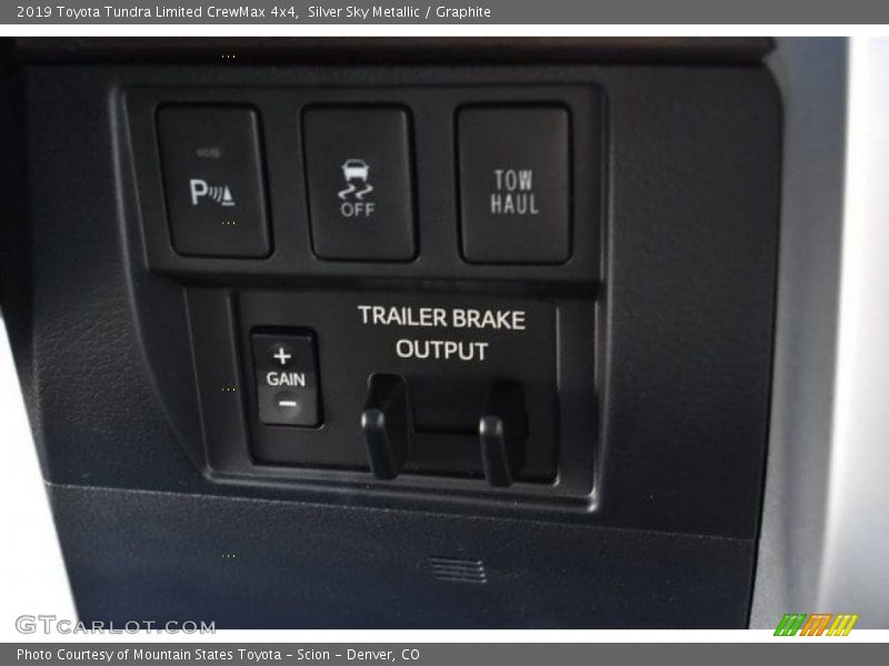 Controls of 2019 Tundra Limited CrewMax 4x4