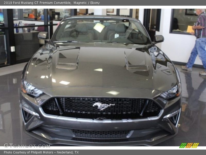 Magnetic / Ebony 2019 Ford Mustang GT Premium Convertible