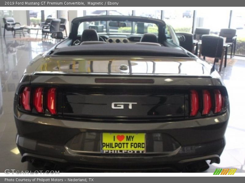 Magnetic / Ebony 2019 Ford Mustang GT Premium Convertible