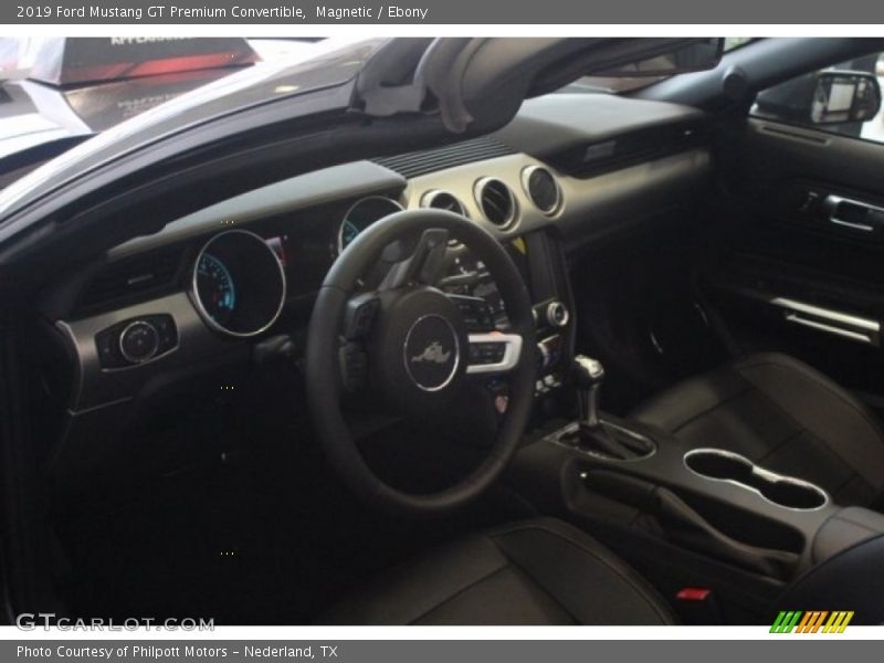 Magnetic / Ebony 2019 Ford Mustang GT Premium Convertible
