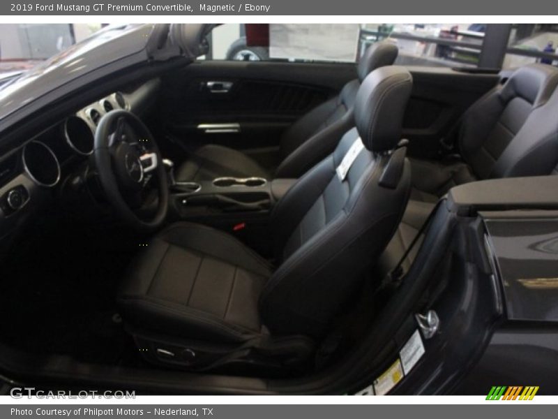 Magnetic / Ebony 2019 Ford Mustang GT Premium Convertible