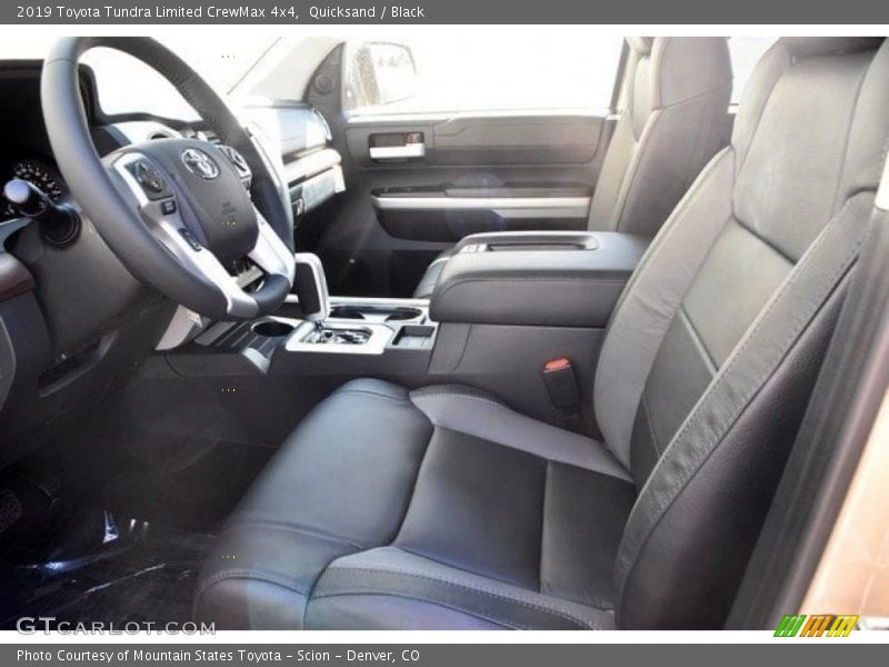 Front Seat of 2019 Tundra Limited CrewMax 4x4