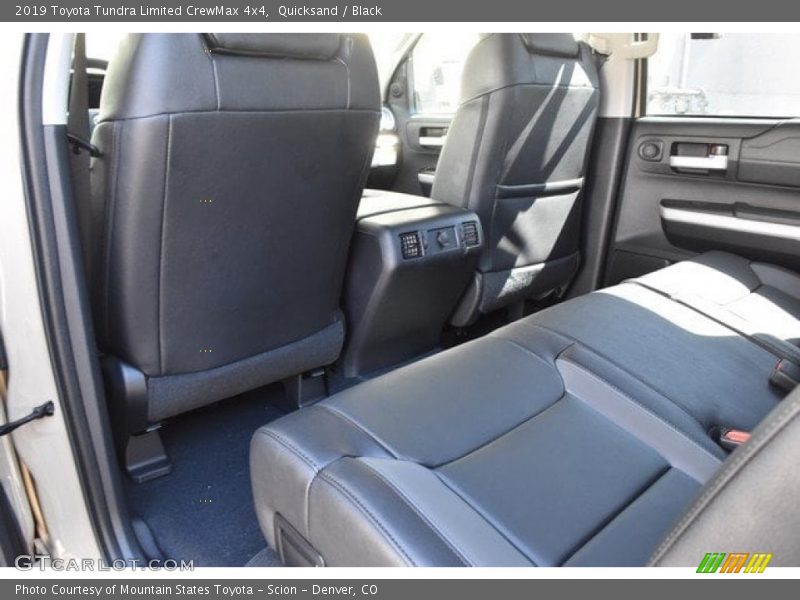Rear Seat of 2019 Tundra Limited CrewMax 4x4