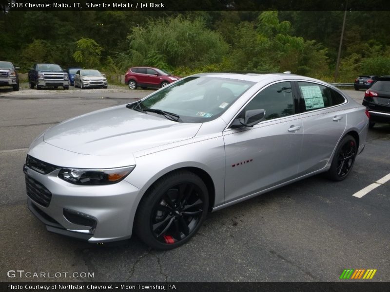 Silver Ice Metallic / Jet Black 2018 Chevrolet Malibu LT