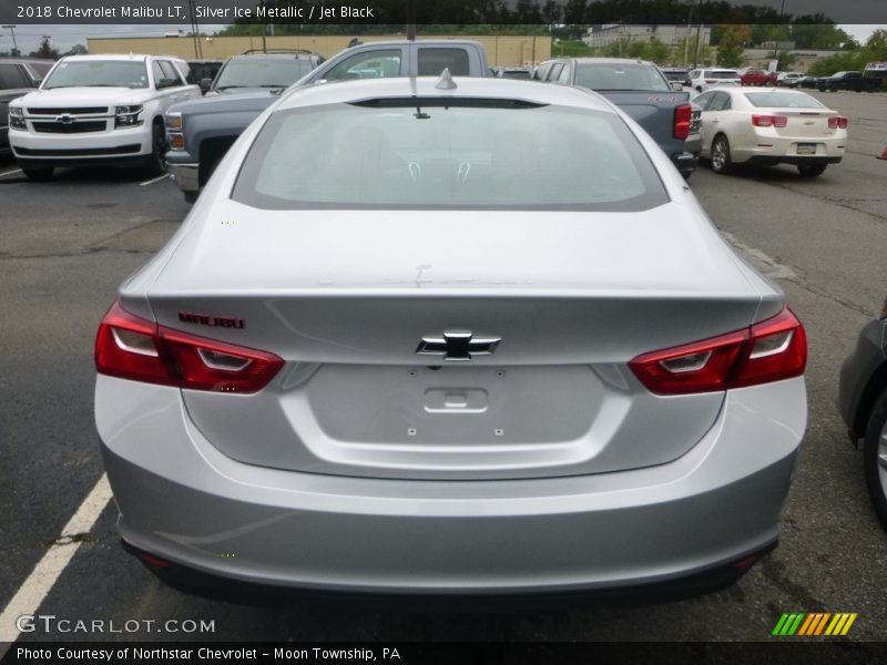 Silver Ice Metallic / Jet Black 2018 Chevrolet Malibu LT