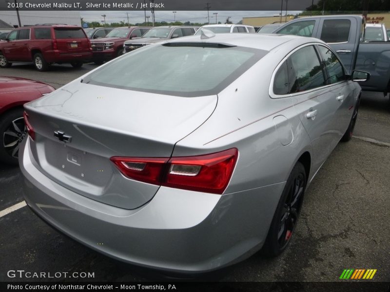 Silver Ice Metallic / Jet Black 2018 Chevrolet Malibu LT