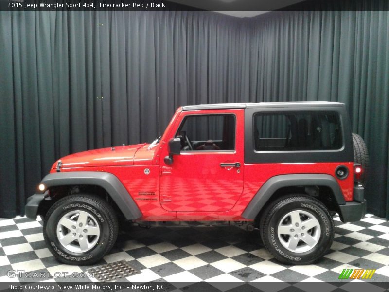 Firecracker Red / Black 2015 Jeep Wrangler Sport 4x4