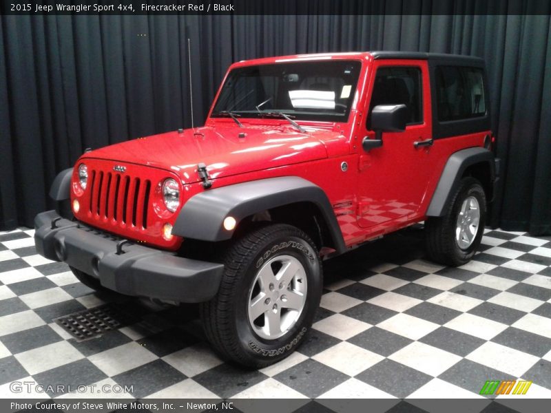 Firecracker Red / Black 2015 Jeep Wrangler Sport 4x4