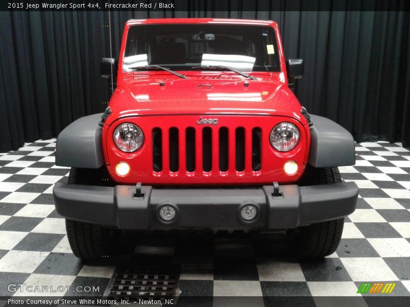Firecracker Red / Black 2015 Jeep Wrangler Sport 4x4