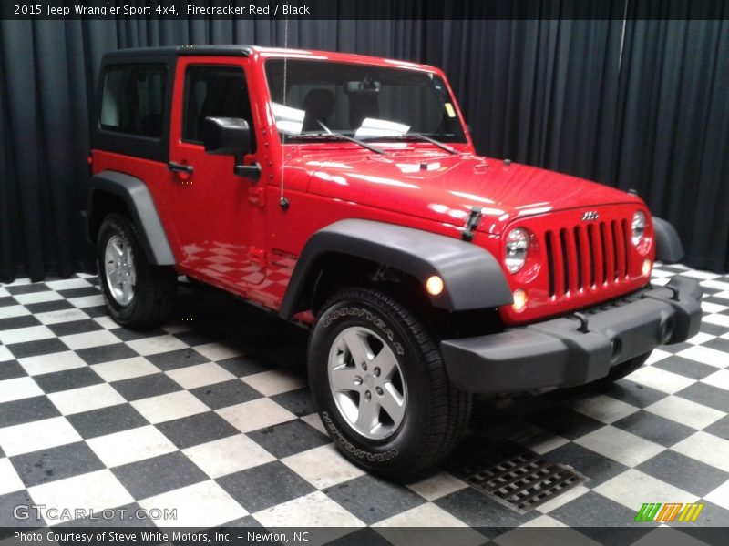 Firecracker Red / Black 2015 Jeep Wrangler Sport 4x4