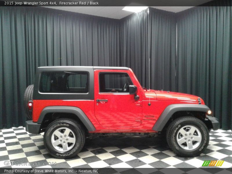 Firecracker Red / Black 2015 Jeep Wrangler Sport 4x4