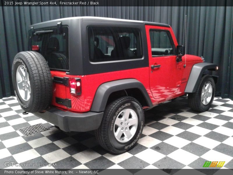 Firecracker Red / Black 2015 Jeep Wrangler Sport 4x4