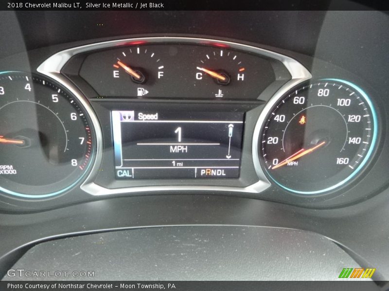 Silver Ice Metallic / Jet Black 2018 Chevrolet Malibu LT